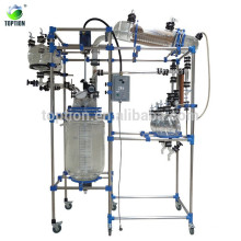 hot Explosion Proof Double Layer Glass Reactor 100L (PTFE sealing,connect computer ) for sale